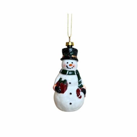 Julgranshänge snögubbe